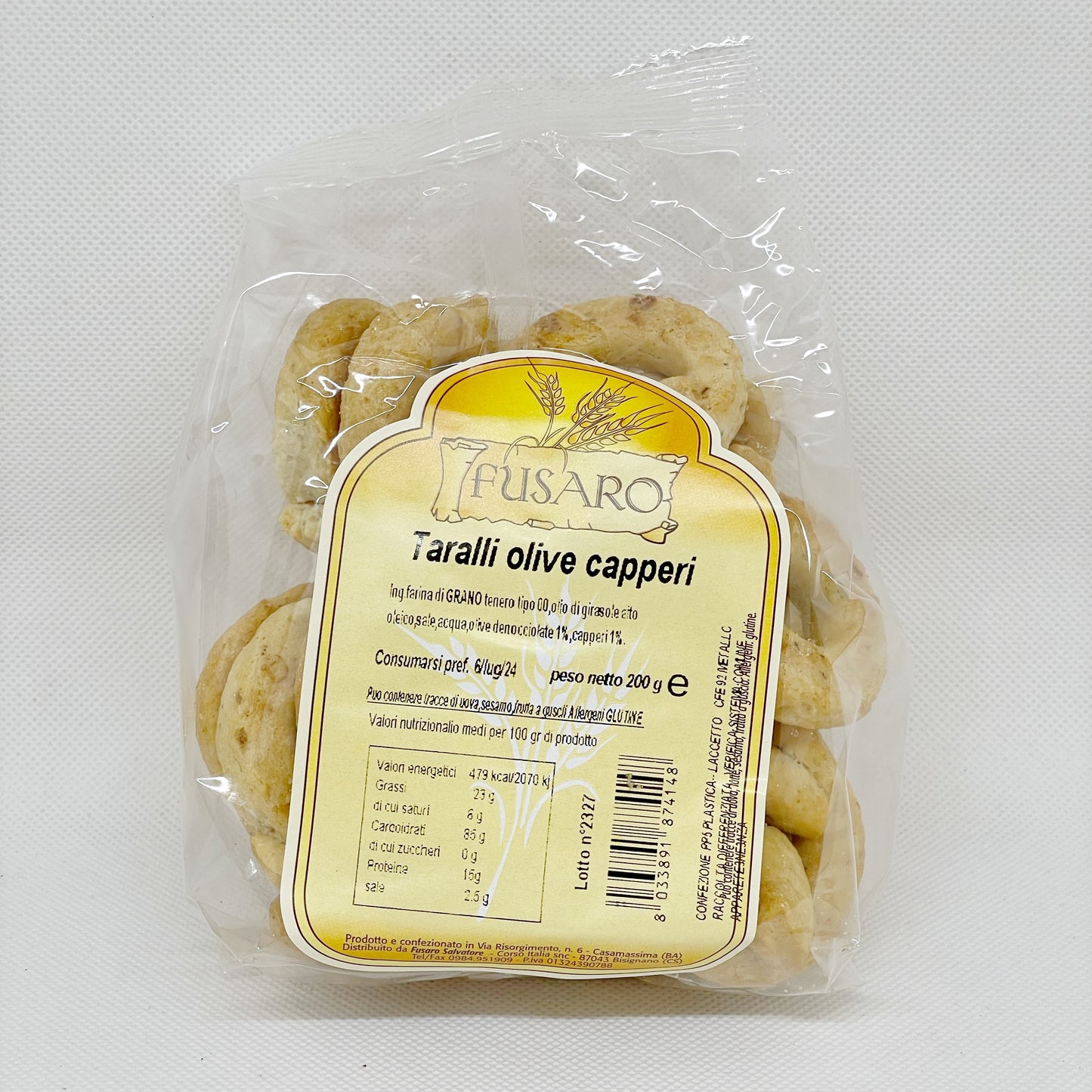 Taralli Olive e Capperi