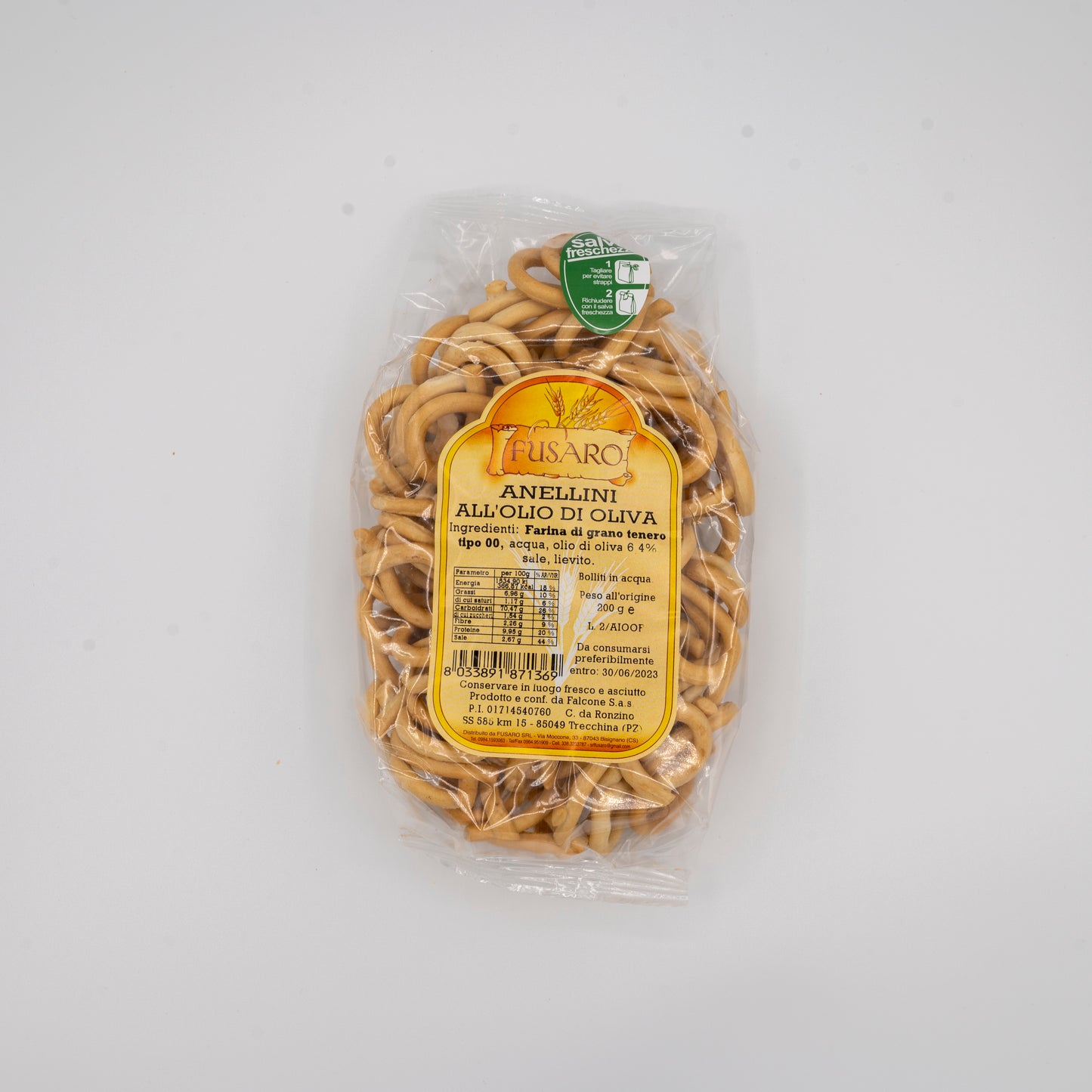 Anellini all'Olio d'Oliva