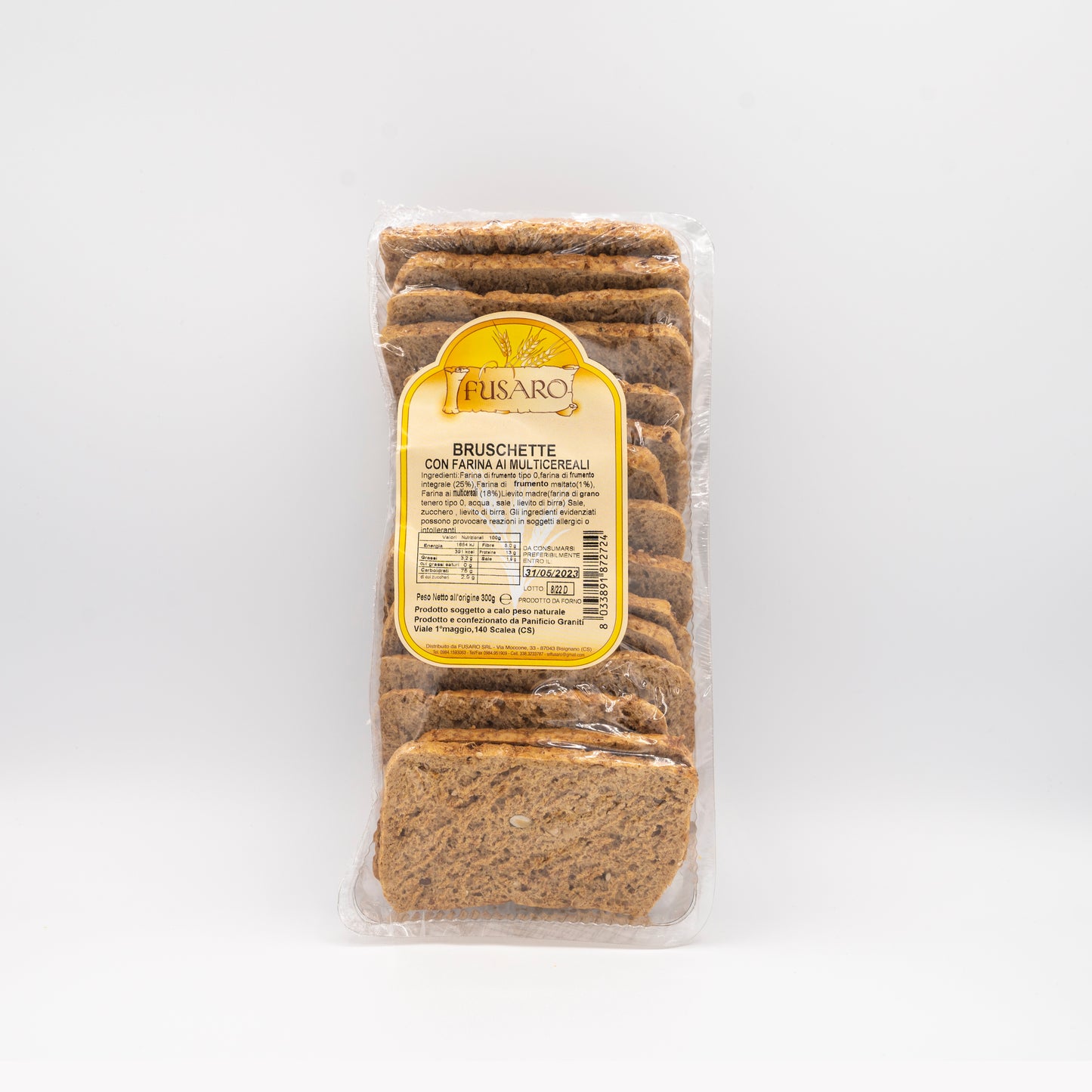 Bruschette con Farina ai Multicereali