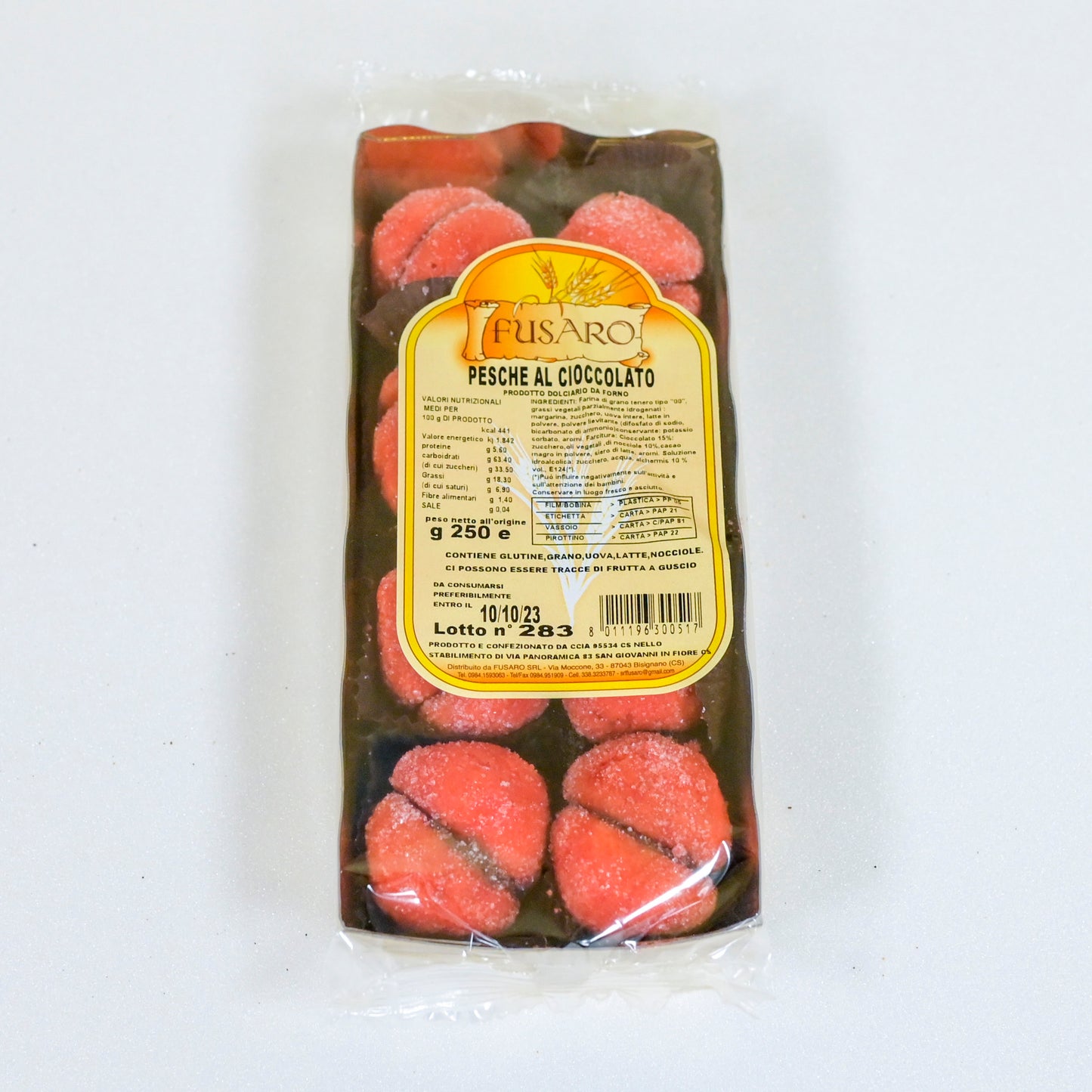 Pesche Al Cioccolato