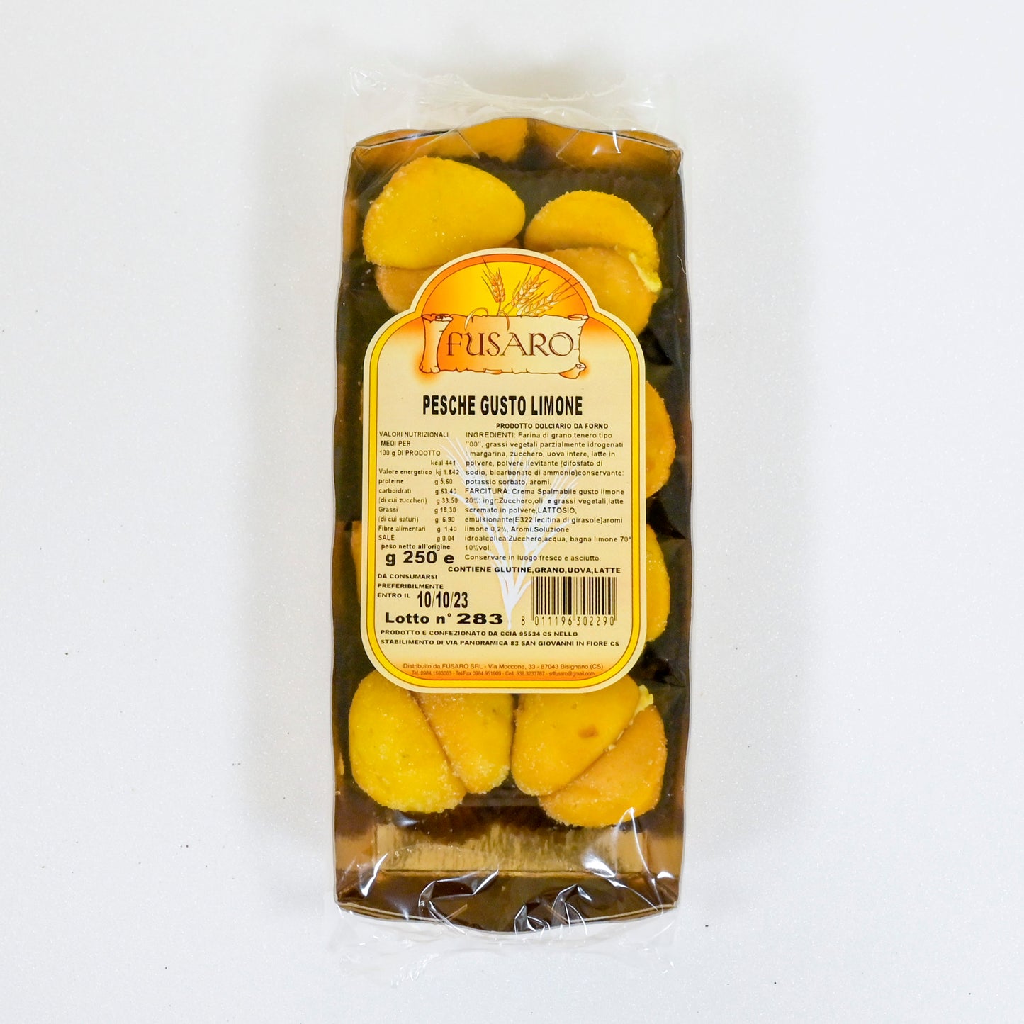 Pesche gusto Limone