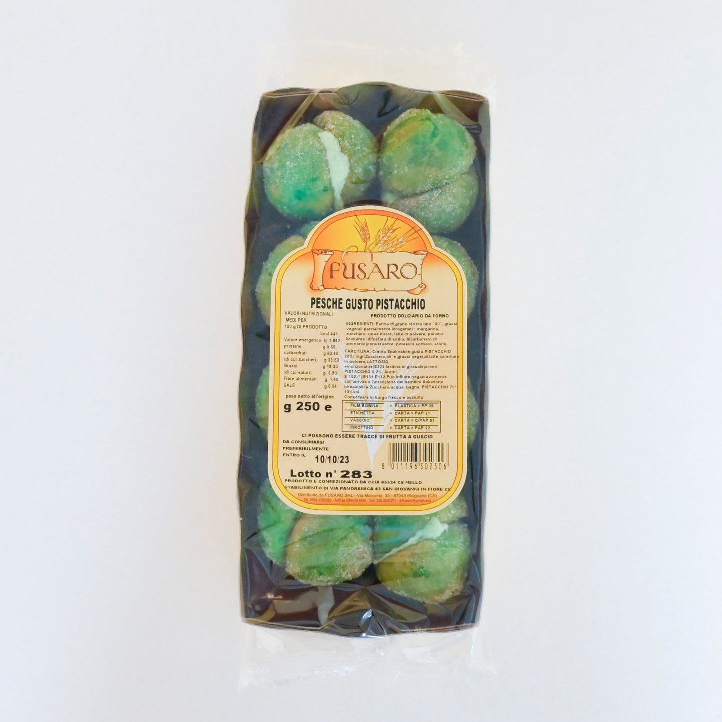 Pesche gusto Pistacchio