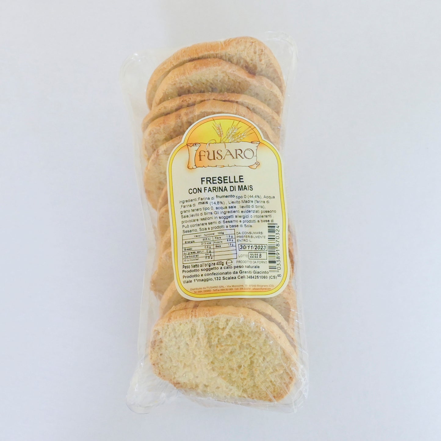 Freselle con Farina di Mais
