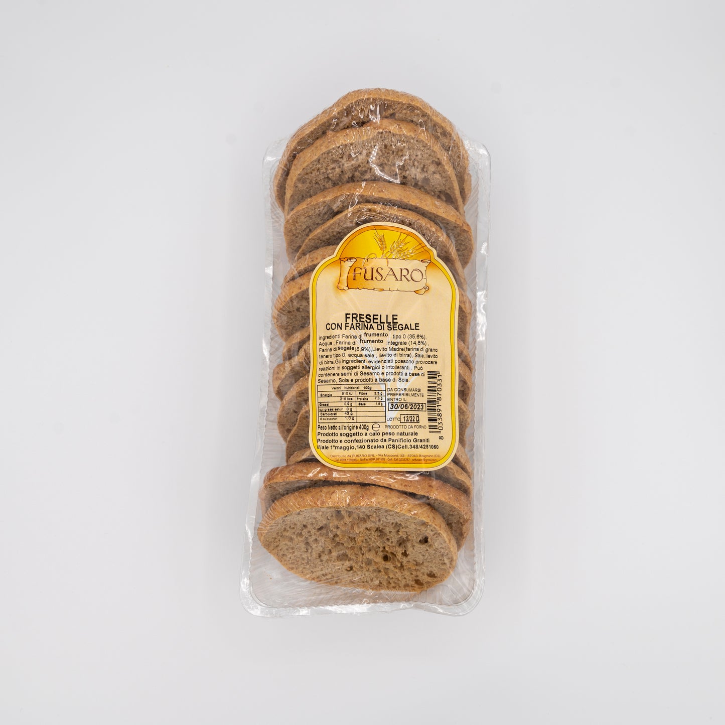 Freselle con Farina di Segale