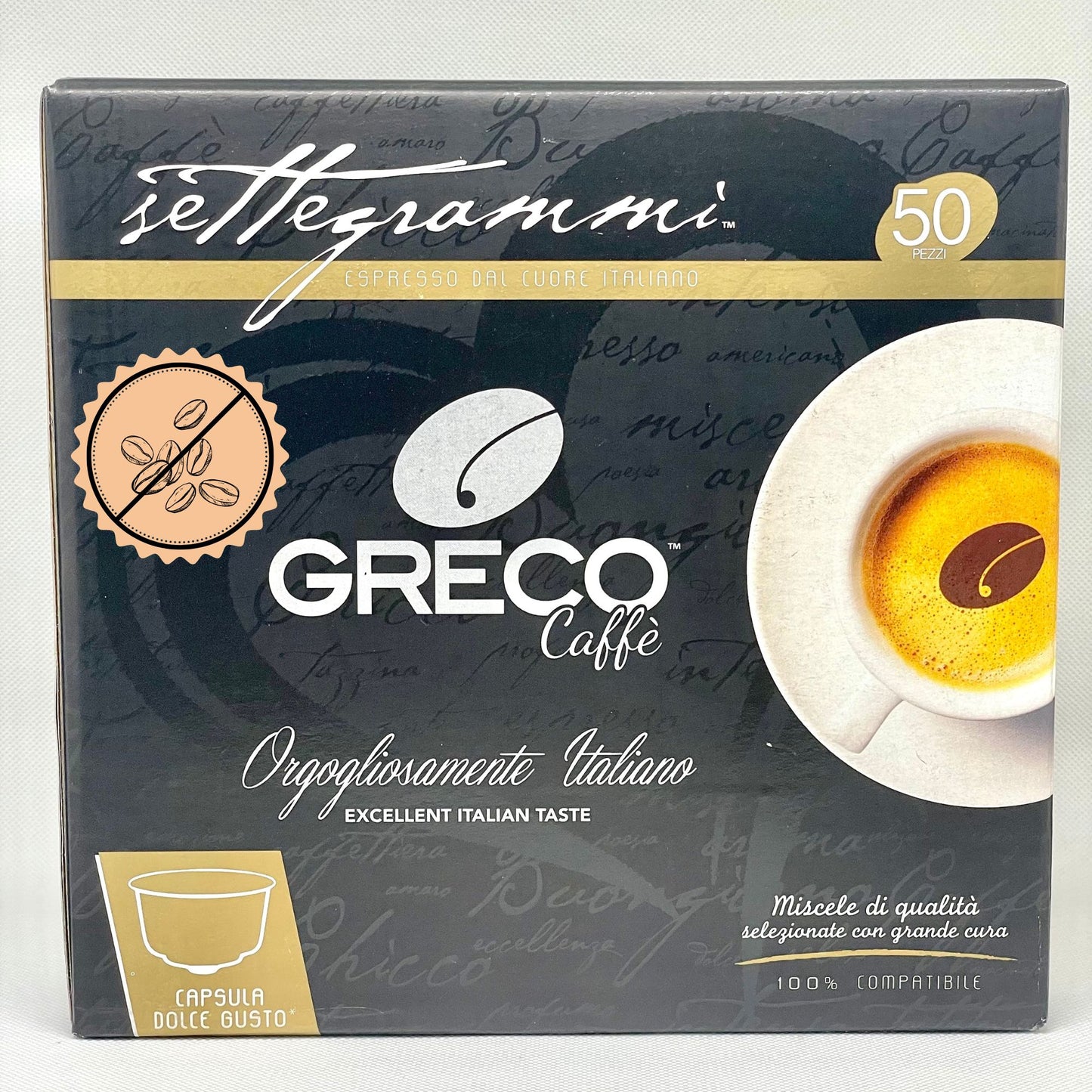 Greco Caffè Capsule Dolce Gusto Decaffeinato