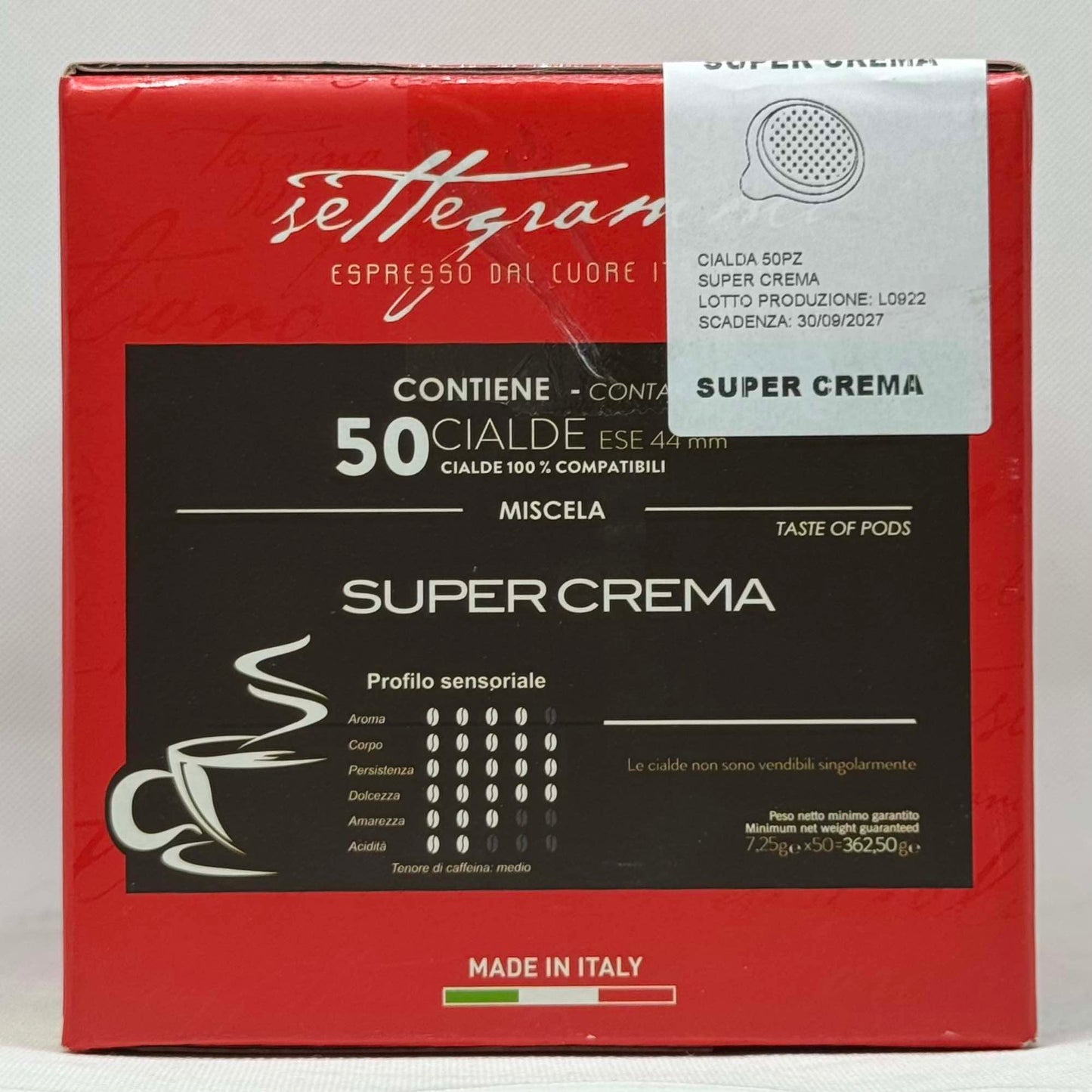 Greco Caffè Super Crema Cialde ESE