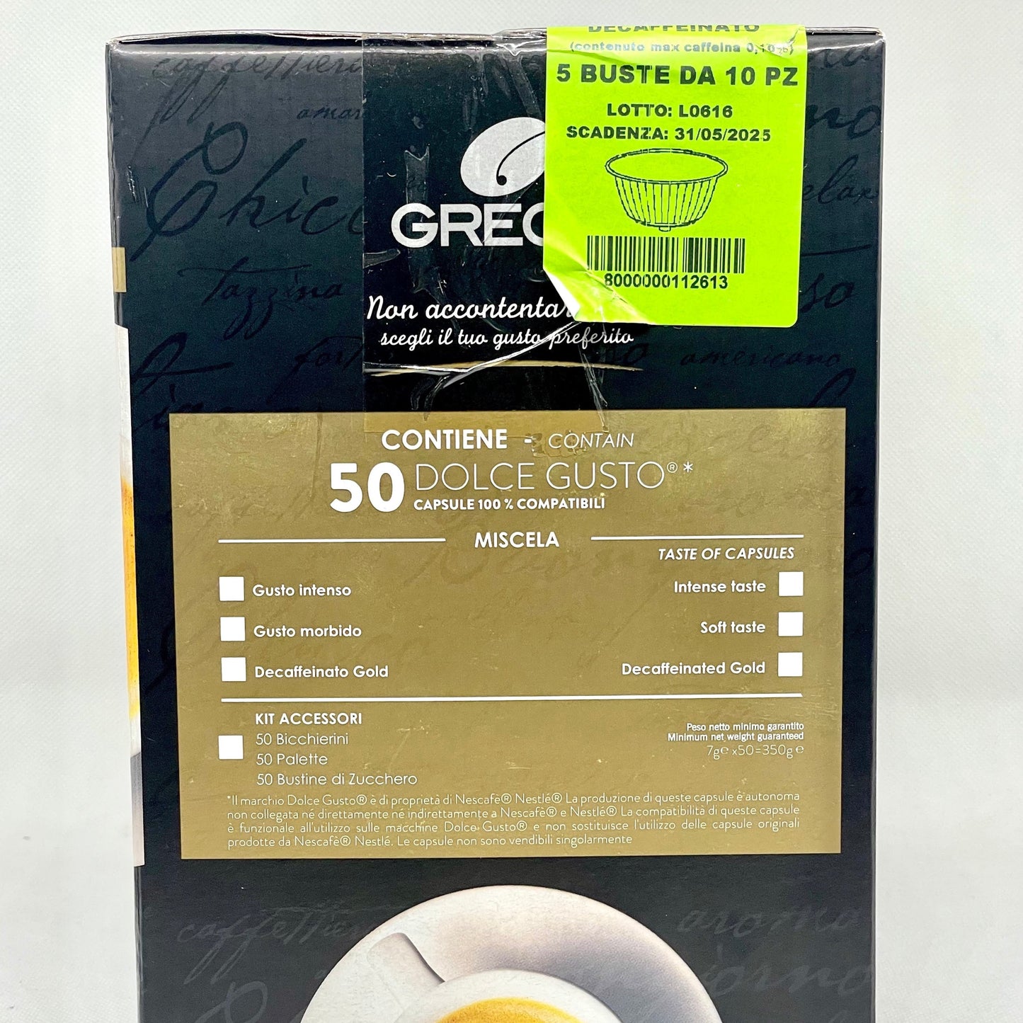 Greco Caffè Capsule Dolce Gusto